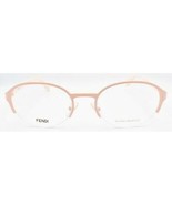 Fendi FF 0338/F 8KJ Eyeglasses Frames Half-rim 52-19-140 Matte Pink w/case - €64,48 EUR