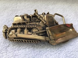 Brass Baron Buckle-1978-track Type-tracklayer - $25.00
