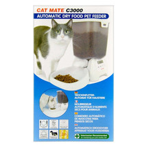 Cat Mate C3000 Automatic Dry Food Pet Feeder with LCD Screen and 3-Year ... - $98.95
