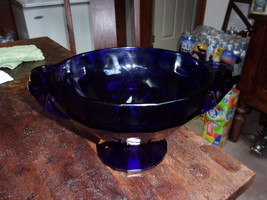 Vintage Cobalt Blue Elephant Bowl (Console) - $39.00