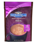 Ghirardelli Hot Cocoa Mocha Chocolate Mix Case of 6 packets, 10.5 pouch - $52.99