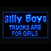 150095B Silly Boys Are For Girls Bumper Sticker Vinyl Car Decal LED Light Sign - £16.98 GBP