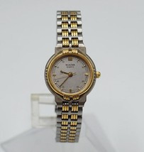 Bulova Ladies Two Tone Analog Quartz Wristwatch Watch New Battery - £15.50 GBP