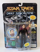 Vintage 1994 STAR TREK Deep Space Nine &#39;Q&#39; Action Figure w/ Space Caps, SEALED! - £11.19 GBP