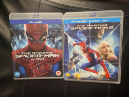 Lot Of 2 :The Amazing Spider-Man + The Amazing SPIDER-MAN 2 In 3D Blu-ray... - £8.59 GBP