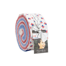 Jelly Roll Holiday Essentials Americana USA Cotton Fabric Precuts Bundle M529.12 - £35.63 GBP