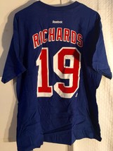 ADIDAS  NHL T SHIRTNew York Rangers Brad Richards Blue sz  M - $4.20