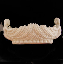 Victorian mermaid - erotic nude trinket dish - white china soap dish - nautical  - £59.01 GBP