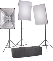 2400 Watt Digital Photography Continuous Softbox Lighting Studio Video P... - £81.45 GBP