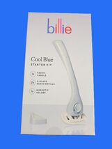 Billie Cool Blue Starter Kit Razor Handle, 5 Blades &amp; Magnetic Holder (O... - $10.95
