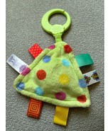 Taggies Baby Squeaker Triangle Clip Toy Seat Stroll Lovey Security Plush... - $97.85 MXN