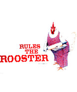 Hen Sweatshirt L White Rooster Farm Humor Crew Neck Unisex Cotton NWT - $37.29 CAD