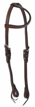 Western Saddle Horse Premium Leather One Ear Headstall Bridle Dark Oil B... - £19.50 GBP