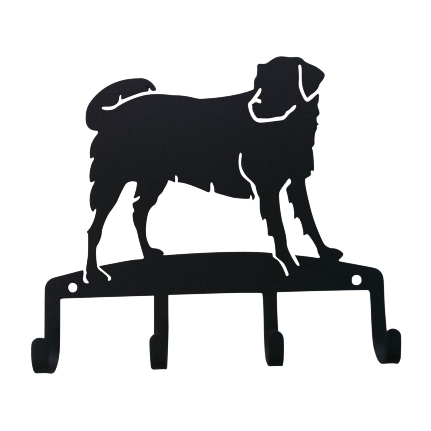 Golden or Black Lab Metal Key Holder