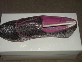 Report JODIE Retro Hipster Bling Glitter Multi Color Lofar Vegan Flats New - $66.00