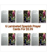 6 San Raphael Arcángel Estampa  Laminada St.Rafael Prayer Holy card Span... - €8,39 EUR
