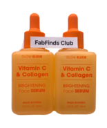 Glow Elixir Vitamin C & Collagen Brightening Facial Serum Set 4oz (2x2fl.oz) - $29.21