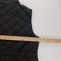 St John's Bay RN#93677 Women's Black Quilted Puffer Full Zip Vest Pockets Sz XS image 6