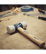 24 oz Double Face Rubber Mallet with Hickory Handle - Soft &amp; Hard Tips, ... - $921.56 MXN