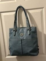 Relic By Fossil Baby Blue Large Tote Purse Great Condition Large W/ Accents Nice - £14.52 GBP