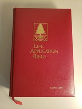VTG Zondervan Life Application Study Bible NIV 1991 Leather Engraved Index Maps - £12.78 GBP