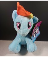 My Little Pony Big Head Rainbow Bright Stuffed Animal 6” Plush Doll Hasbro - $24.53 CAD