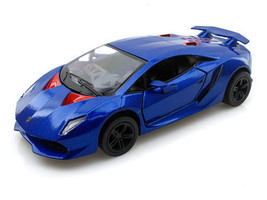 New 5&quot; Lamborghini Sesto Elemento Diecast Model Toy 1:38 Blue Gift Kids - $17.96