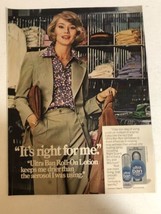 1976 Ultra Ban Deodorant Vintage Print Ad pa7 - £6.45 GBP