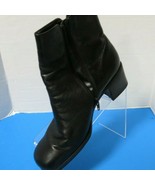 Bellini Sport Black Womens Ankle Boots Square Toe Block Heel Size 9.5M - £19.78 GBP