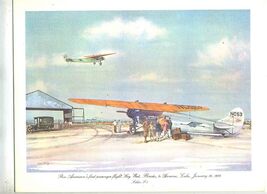 Pan American 1st Class Menu 1986 First Flight Fokker F-7 Key West to Hav... - $27.72