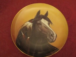 Horse Collector Plate Black Magic Derk Hansen Danbury Mint - £15.18 GBP