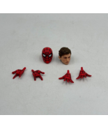 Marvel Legends NO WAY HOME 6&quot; SCALE 2 Heads 4 Hands Parker Tom Holland - $24.08