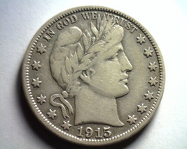 1915-S Barber Half Dollar Very Fine+ Vf+ Nice Original Coin Bobs Coins Fast Ship - £158.33 GBP