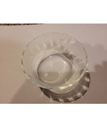 One Vintage Pyrex Glass 463 Custard Cup 175 ml Clear 3 Ring Scalloped Edge - $47.66 CAD