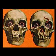 4pc Gothic-HUMAN Skeleton Skull CUTOUT-Party Door Wall Decoration Halloween Prop - £2.30 GBP