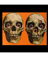 4pc Gothic-HUMAN SKELETON SKULL CUTOUT-Party Door Wall Decoration Hallow... - £2.33 GBP