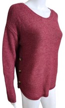 Fat Face Emmy Button Jumper Sweater 6 Red Cherry Longsleeve Pullover  - $29.99