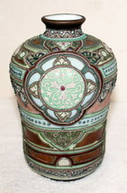 Nippon Hand Painted Moriage Slip Vase ~ 7&quot; Morimura Bros. Japan 1876 Green Mark - £1,194.70 GBP