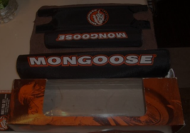 NOS Vintage Mongoose BMX Bicycle Pad Set of 3 Velcro Nylon pads.  - £15.72 GBP