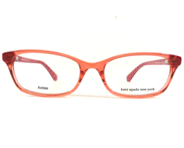 Kate Spade Petite Eyeglasses Frames ABBEVILLE C9A Clear Red Pink 48-15-125 - £33.45 GBP