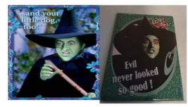 2 -Wizard of Oz Wicked Witch magnets - New - $6.00
