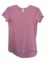 Ivivva by Lululemon Pink Short Sleeve Shirt Size 12 Athletic Girls - £15.32 GBP