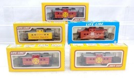 5 Life-like HO Gauge Cabooses In Box C-8 LN Condition - £15.25 GBP