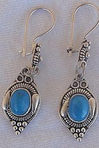 Turquoise oriental earrings  - $23.00