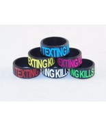 Silicone Thumb Bands : &quot;Texting Kills&quot; ~ Package of 12, Assorted Random ... - £5.38 GBP