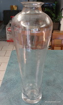 Huge 24&quot; Blenko 8310L Vase In Crystal - Very Rare Find - Collectible Gift! - £94.25 GBP