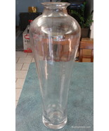 HUGE 24&quot; Blenko 8310L Vase In Crystal - VERY RARE FIND - COLLECTIBLE GIFT! - $173.72 CAD