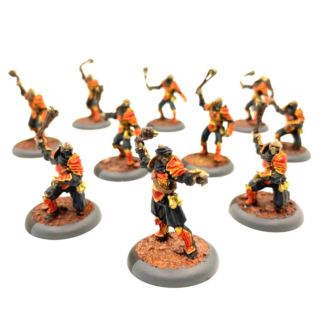Venator Slingers 10 Painted Miniatures Skorne Hordes - $125.00
