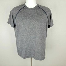 Under Armour Loose Men&#39;s Athletic T-shirt Size Small Heathered Blue QK5 - $10.82 CAD