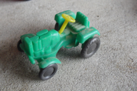 Small Vintage W Germany Marked Plastic Green Farm Tractor - $18.81